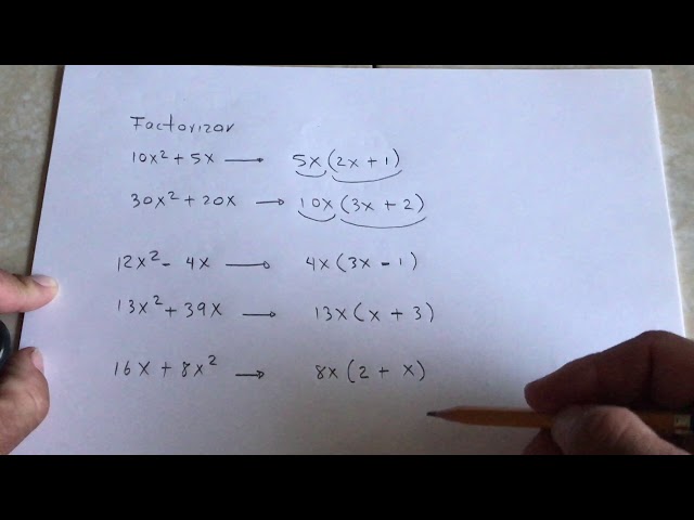 Cómo aprender a factorizar y simplificar polinomios en línea