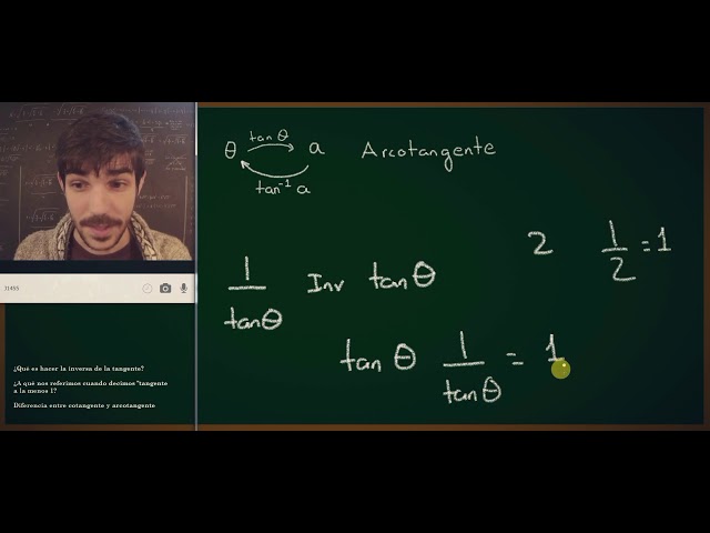 inversa de tangente entendiendo la funcion arcotangente