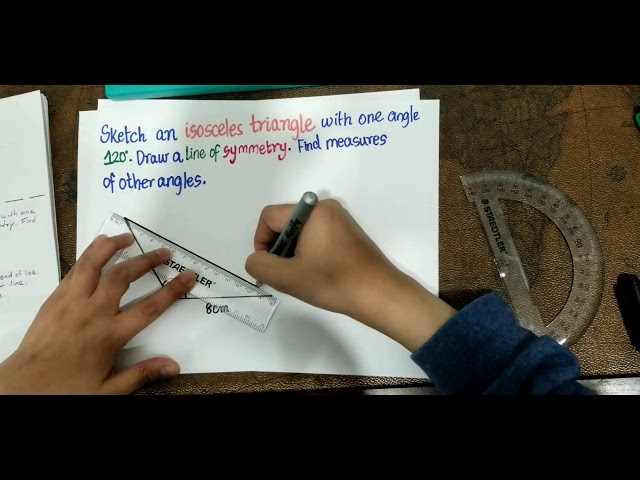 lines of symmetry in isosceles triangle exploring basics