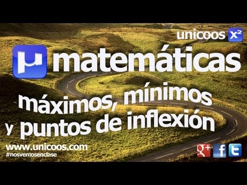 Mínimos y máximos relativos: guía sobre puntos de inflexión