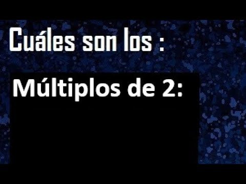 multiplo de 2 descubre todos los multiplos hasta 100