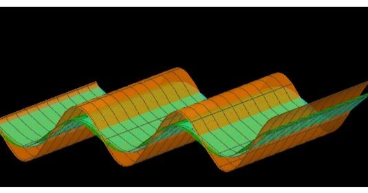 Ondas triangulares: Superposición de pulsos triangulares I