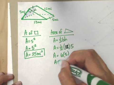 Perímetro de un prisma triangular y cómo calcular su área