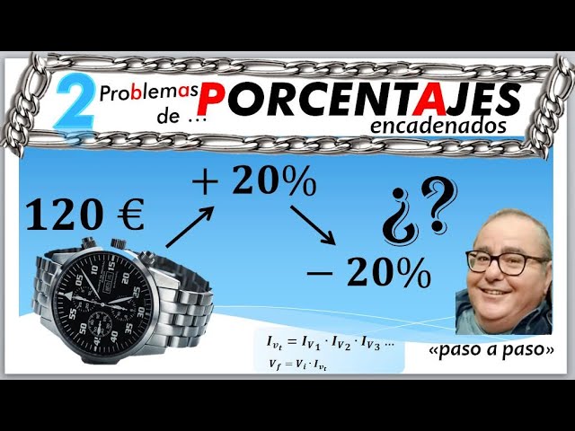 Problemas de porcentajes 3 ESO: Ejercicios resueltos en PDF