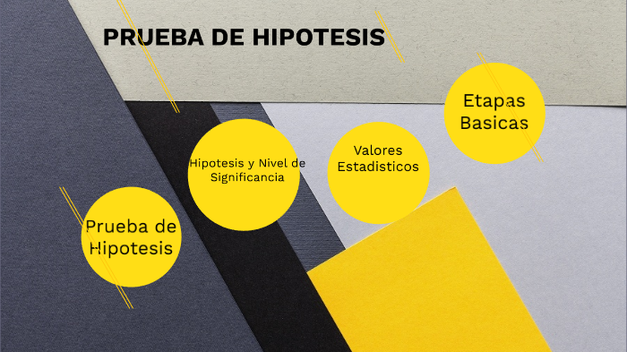 pruebas de hipotesis que es una prueba de hipotesis