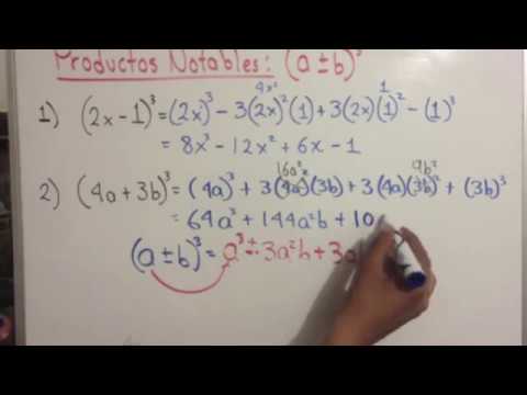 que es el binomio al cubo y como se desarrolla matematicamente