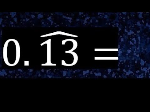 Qué es el Fraccio Generatriu de Nombres Decimals con ejemplos