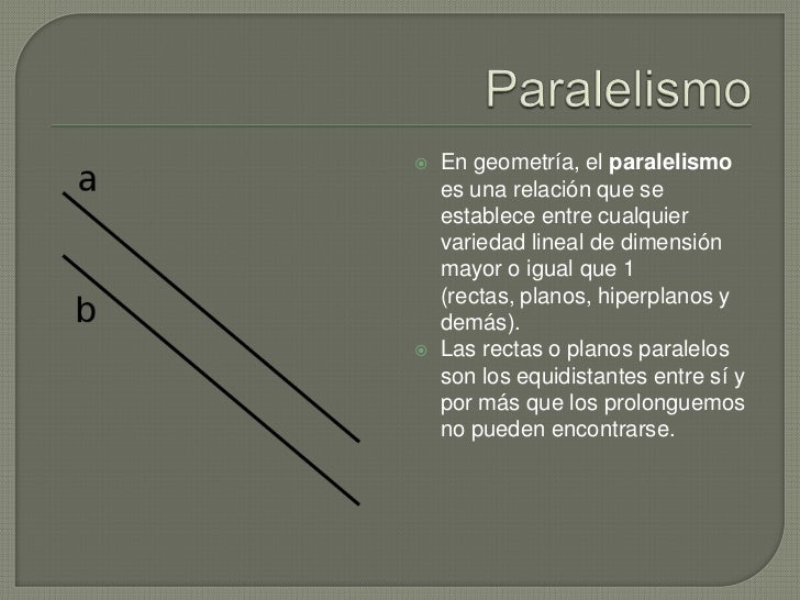 Qué es el paralelismo y cuáles son sus definiciones y ejemplos