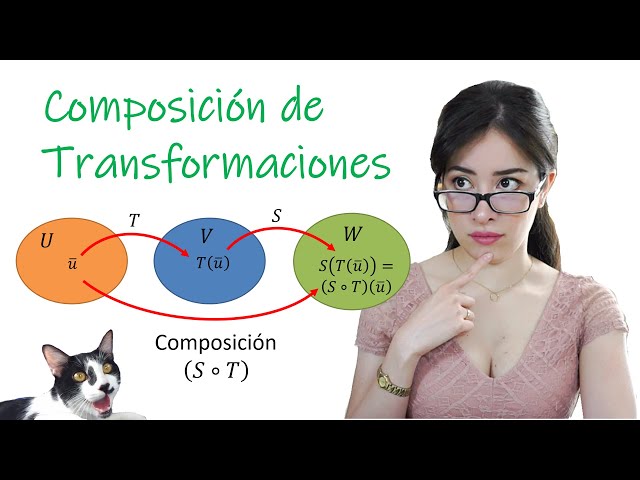 qué es la composición de transformaciones y cómo calcularla
