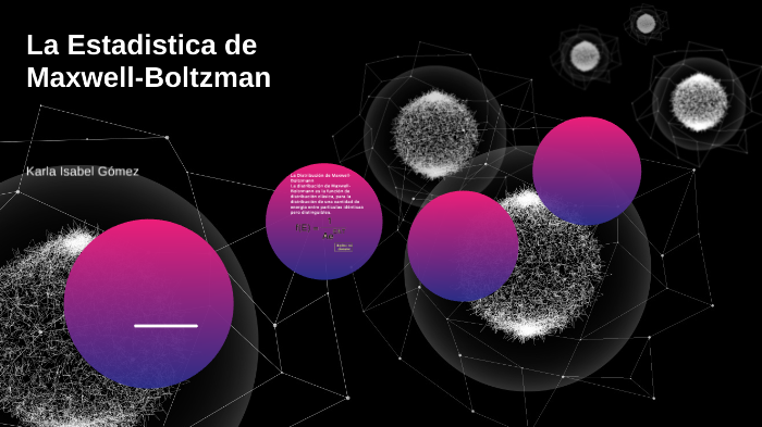 qué es la distribución de Boltzmann en la física de Maxwell-Boltzmann