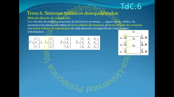 Qué son las componentes simétricas en un sistema trifásico