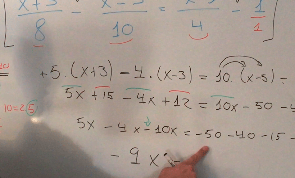 que son las ecuaciones de primer grado y como se resuelven