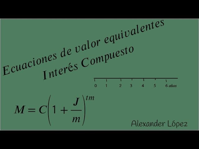 Qué son las Ecuaciones de Valores Equivalentes y su Importancia