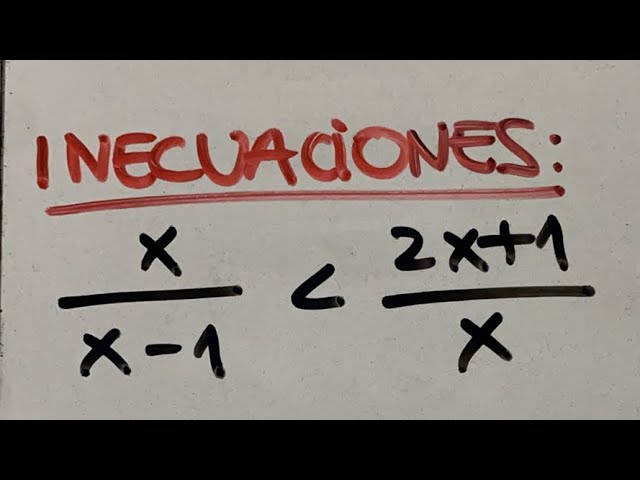 que son las inecuaciones tipos y ejemplos esenciales