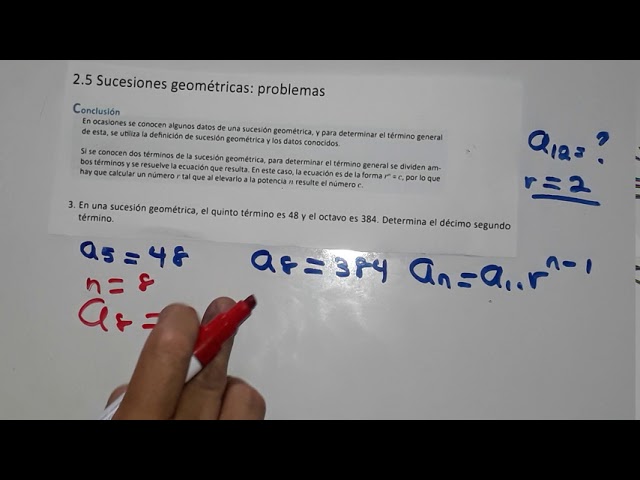 Qué son las sucesiones geométricas y cómo se resuelven