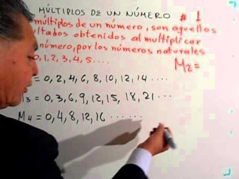 Qué son los múltiplos y cuáles son ejemplos en matemáticas