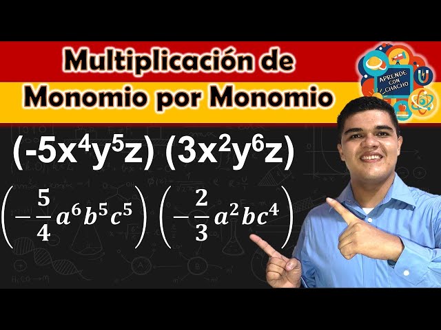 Quieres aprender ejercicios de multiplicación de monomios con ejemplos
