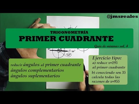 Reducción al Primer Cuadrante: Trigonometría y Cuadrantes