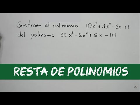 Resta de Polinomios: Definición y Ejemplos en Matemáticas