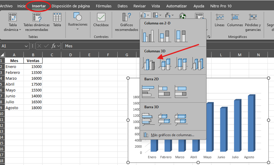 sabes como hacer graficos en excel guia para principiantes