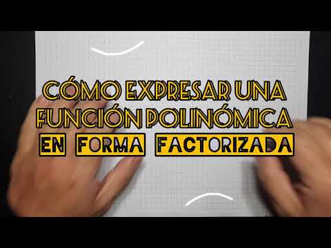 Se puede expresar una función cuadrática en forma factorizada