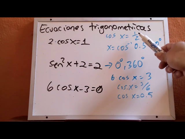 sin(α)=-0,8: Cómo resolver ecuaciones trigonométricas