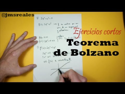 teorema de bolzano ejercicios practicos para aprender