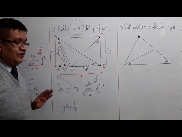 triangulos notables retos y ejercicios sobre 30 y 60 grados