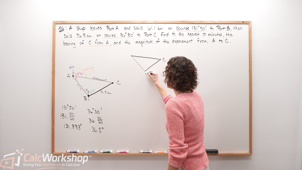 What are displacement vectors and how do they work